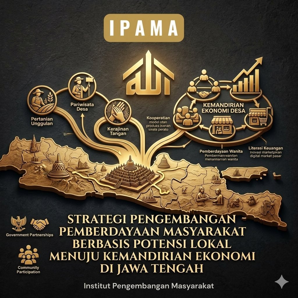 STRATEGI PENGEMBANGAN PEMBERDAYAAN MASYARAKAT BERBASIS POTENSI LOKAL MENUJU KEMANDIRIAN EKONOMI DI JAWA TENGAH