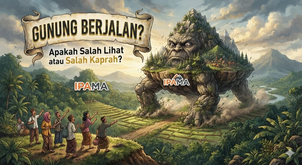 Gunung Berjalan? Apakah Salah Lihat Apa Salah Kaprah?