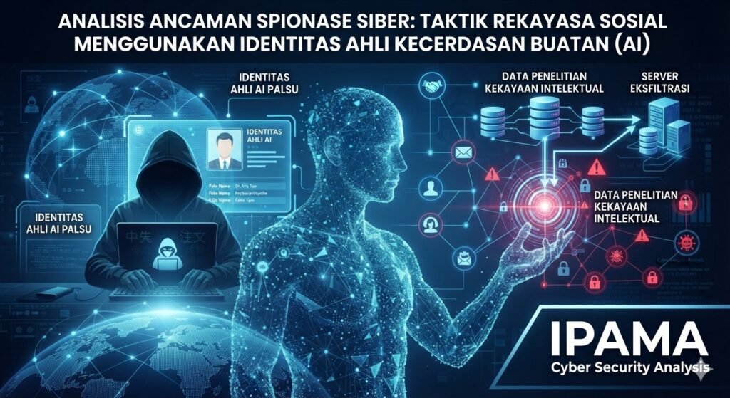 Analisis Ancaman Spionase Siber : Taktik Rekayasa Sosial Menggunakan Identitas Ahli AI