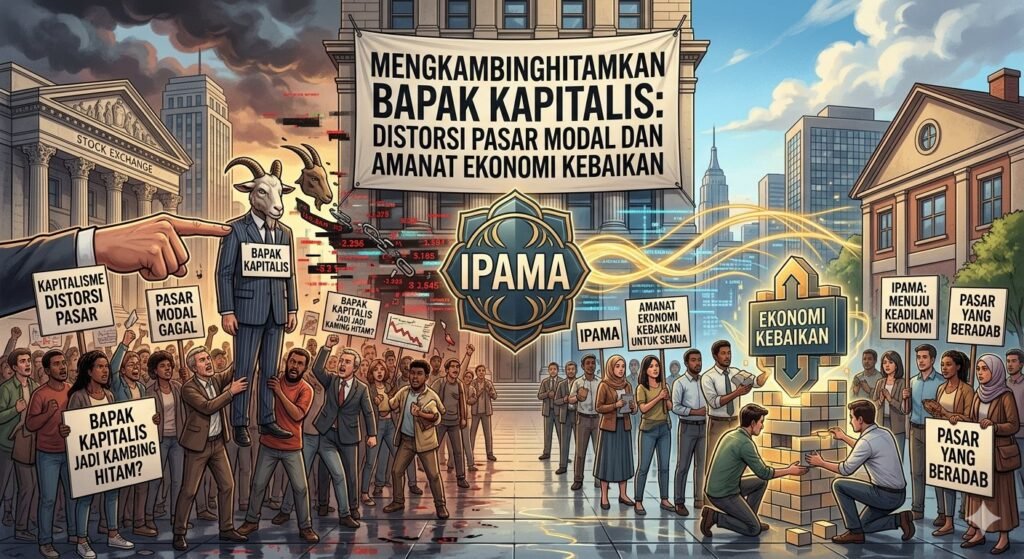 Mengkambing hitamkan Bapak Kapitalis : Distorsi Pasar Modal Dan Amanat Ekonomi Kebaikan