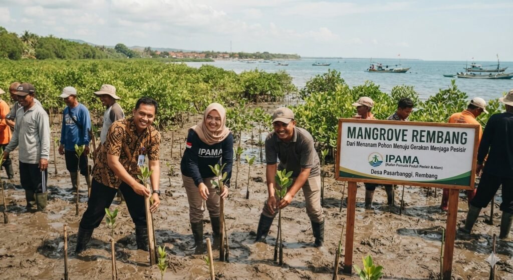 Mangrove Rembang: Dari Menanam Pohon Menuju Gerakan Menjaga Pesisir